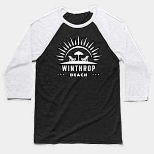 Winthrop Beach Massachusetts Baseball T-Shirt